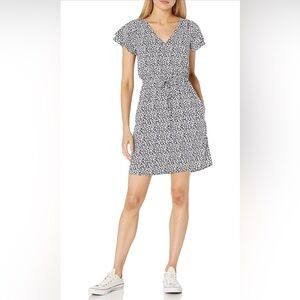 Goodthreads Women's Georgette Ruffle-Sleeve Mini Dress - size XL